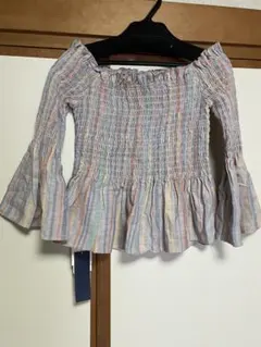 LILY BROWN マルチストライプトップス