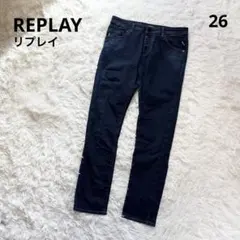 国内正規 リプレイ デニム PILAR ブルー ジーンズ ジーパン 26のサムネイル