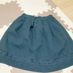 earth music ecology ダークグリーン レディースフレアスカート