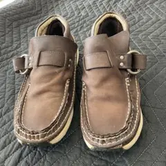 VISVIM ブラウンレザーモカシン