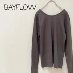 セール♪【新品タグ付き!】BAYFLOW バックオープン ロンTカットソー 長袖のサムネイル