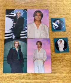 Travis Japan 松田元太 陰ニモ日向ニモ トレカシールセット