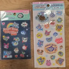 エンジェルブルー　セリア　シール2枚セット