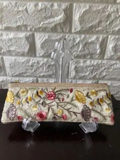 インド刺繍リボン　ペンケース