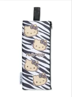 Hello Kitty 耐熱ヘアアイロンケース ゼブラ柄 アベイル 新品 미사용