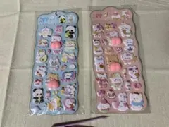 ♡おしりシール　ぷっくり　ぷにぷに　立体シール　2枚セット+ピンセット 1本