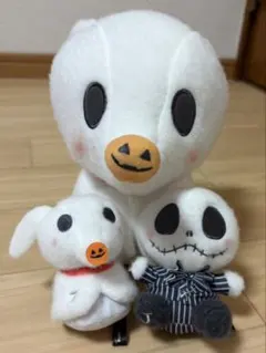 ナイトメアビフォアクリスマス ゼロ ジャック プライズ ぬいぐるみ