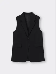 オーバーサイズテーラードベスト gu