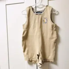 オーバーオール ロンパース 80