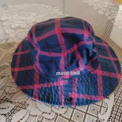 mont-bell チェック柄 ハット S
