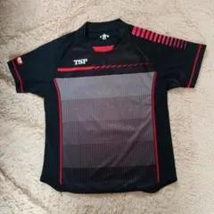 TSP 卓球ウェア Lサイズ ブラック/レッド