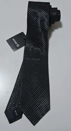 新品未使用【enterG】ネクタイ　レジメン　ソリッド　五大陸