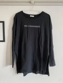 【 値下げ 】 ロングTシャツ　ロンT 黒 レディース おしゃれ セール　春