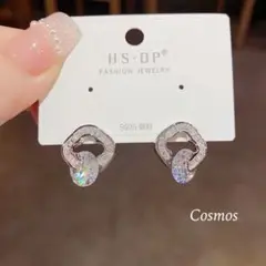 【限定おすすめ】シルバーピアス　高見え　キラキラジュエリー　レディース