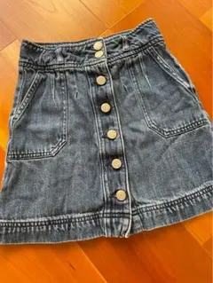 GAPデニム ボタンフロントスカート