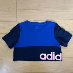 adidas アディダス　Tシャツ　ヘソだし　130