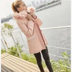 新品未使用 Rady ミリタリー コート アウター くすみピンク