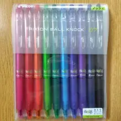 パイロット 消せるゲルインキボールペン フリクションボールノック 07 10色