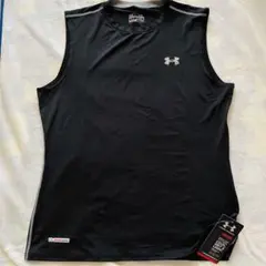 【UNDER ARMOUR】UAヒートギア フィッティドSL（BLK・XL）