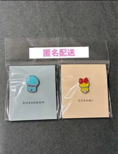 藤子不二雄ミュージアム限定　ドラミちゃん　ドラえもん　ピンズ　バッジ　2個セット
