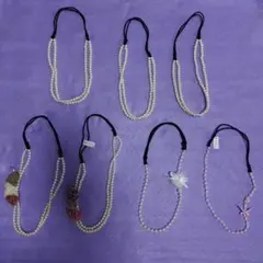パールヘアネックレス 7点セット
