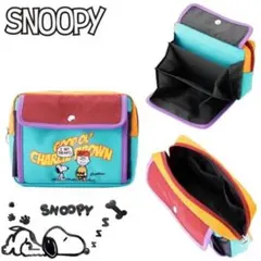 新品　スヌーピー　マルチポーチ　ガジェットケース　ポーチ　プラザ