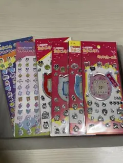 セリア　たまごっちシール　6枚セット　プチプチ　キラキラ