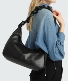 【美品】DIAVEL 2WAY ギャザーショルダーバッグ