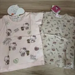 【新品】ハローキティ☆マイメロ☆Tシャツ 2枚セット 100cm