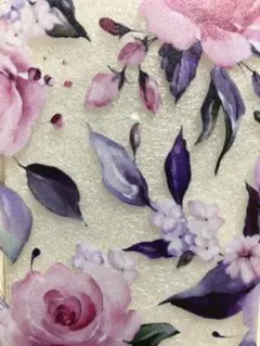 スマホケース　ソフト　花柄　ピンク