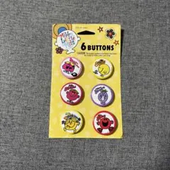 MR MEN LITTLE MISS 缶バッジ 6個セット
