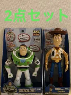 トイ・ストーリー 英語と日本語! おしゃべりフレンズ ウッディ バズ 2点セット