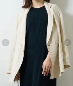 Whim Gazette リネン　テーラードジャケット
