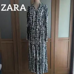 ZARA ロングシャツワンピース