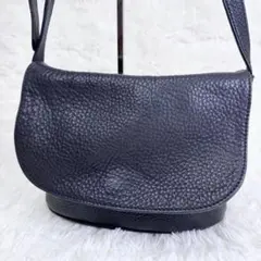 【入手困難系】オールド コーチ シボ革 レザー ショルダーバッグ ブラック