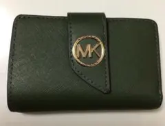マイケルコース 財布 ダブウォレット ミディア グリーン