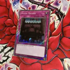 遊戯王　EU版　王宮のお触れ　プラチナムシークレットレア