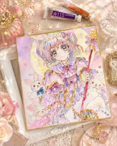 零*様 ♡ オリジナル 手描きイラスト 羊耳さん B5 アナログイラスト