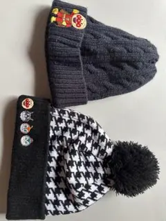 ニット帽 2点セット アンパンマン