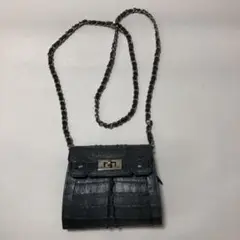 未使用　ロダニア　お財布ポシェット　ネイビー