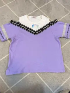 VIVIAN BLUE T恤 150 紫 白