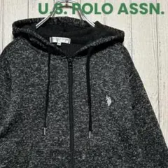 U.S. POLO ASSN. ニット　ジップアップパーカー