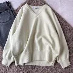 FRAMeWORK カシミヤ混Vネックニットプルオーバー 2024AW