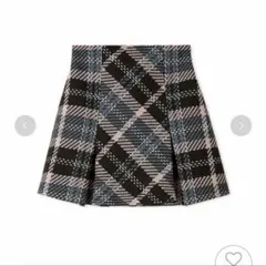 ロービングチェックミニスカート snidel