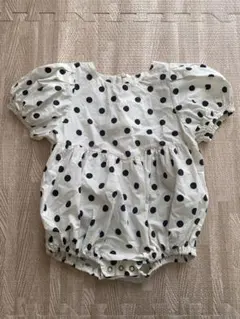 monbebe 韓国子ども服　水玉　ロンパース ドット　L 90 モンベベ