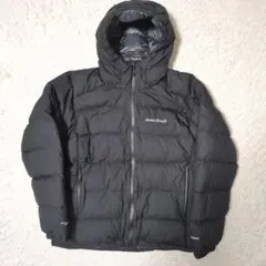 美品 mont-bell パーマフロスト ライトダウンパーカー ブラック M