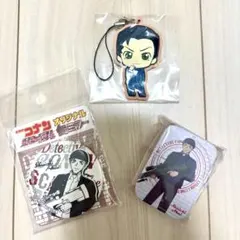 名探偵コナン 赤井秀ー　ラバーストラップ 缶ミラー　スライダーケース 1番くじ