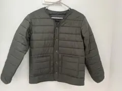 カーキライトダウンジャケット