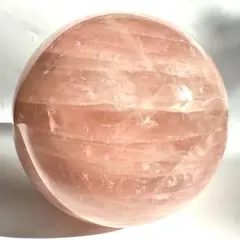 虹入り レインボー ローズクォーツ スフィア 丸玉 147.7mm