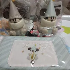 ディズニークリスマス　リルリンリン　スナックケース　スーベニアおてふきキャリー